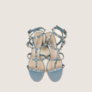 Rockstud Ankle Strap Sandals 39.5 - VALENTINO - Affordable Luxury thumbnail image