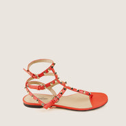 Rockstud Flat Sandals - VALENTINO - Affordable Luxury thumbnail image