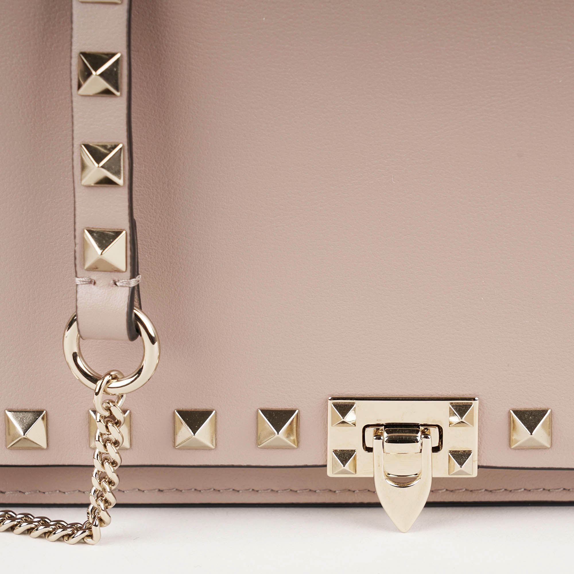 Rockstud Foldover Handbag - VALENTINO - Affordable Luxury image