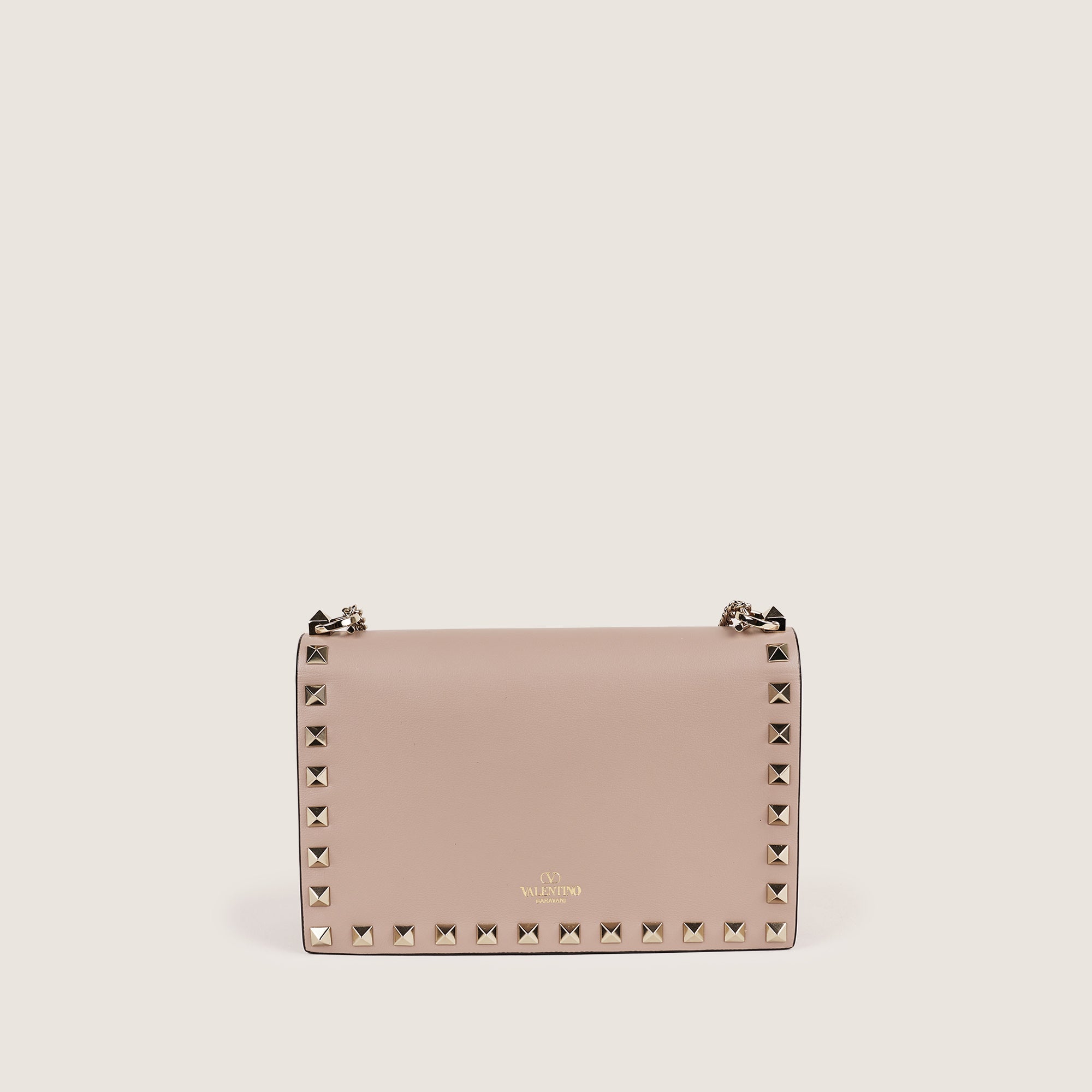 Rockstud Foldover Handbag - VALENTINO - Affordable Luxury
