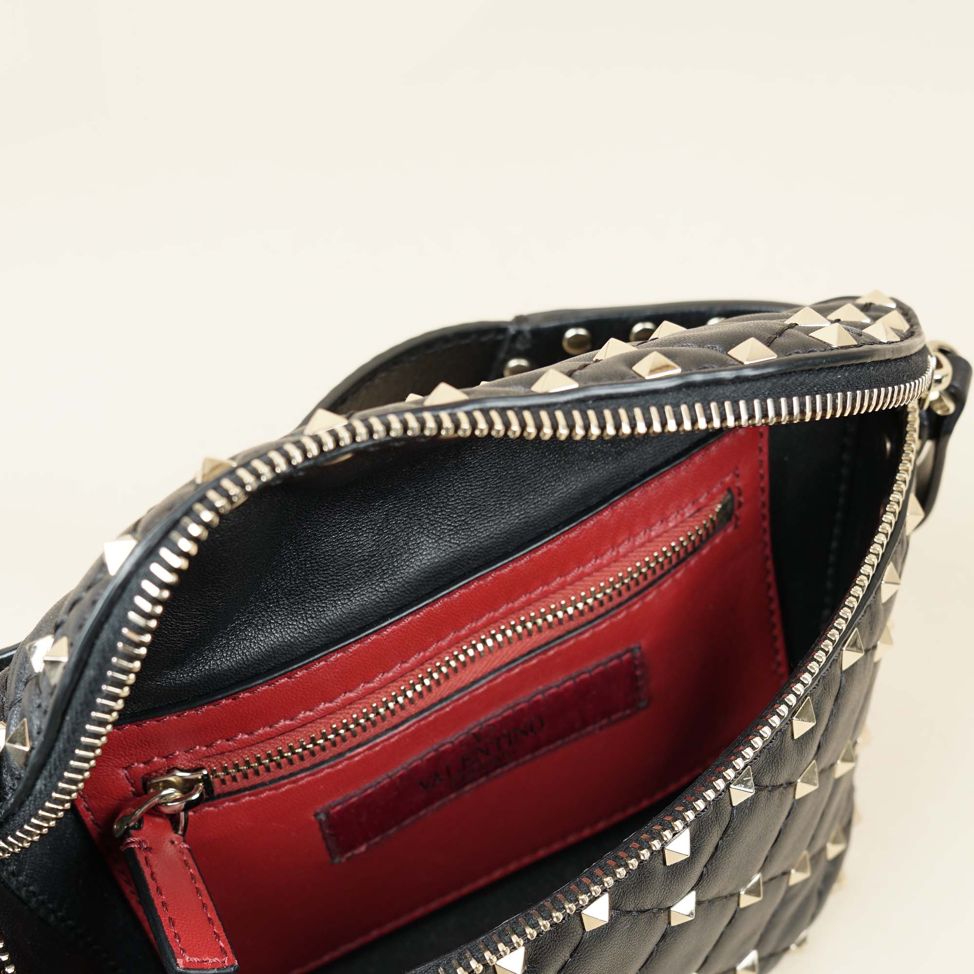 Rockstud Leather Bumbag - VALENTINO - Affordable Luxury image