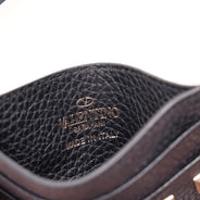 Rockstud Leather Card Holder - VALENTINO - Affordable Luxury thumbnail image