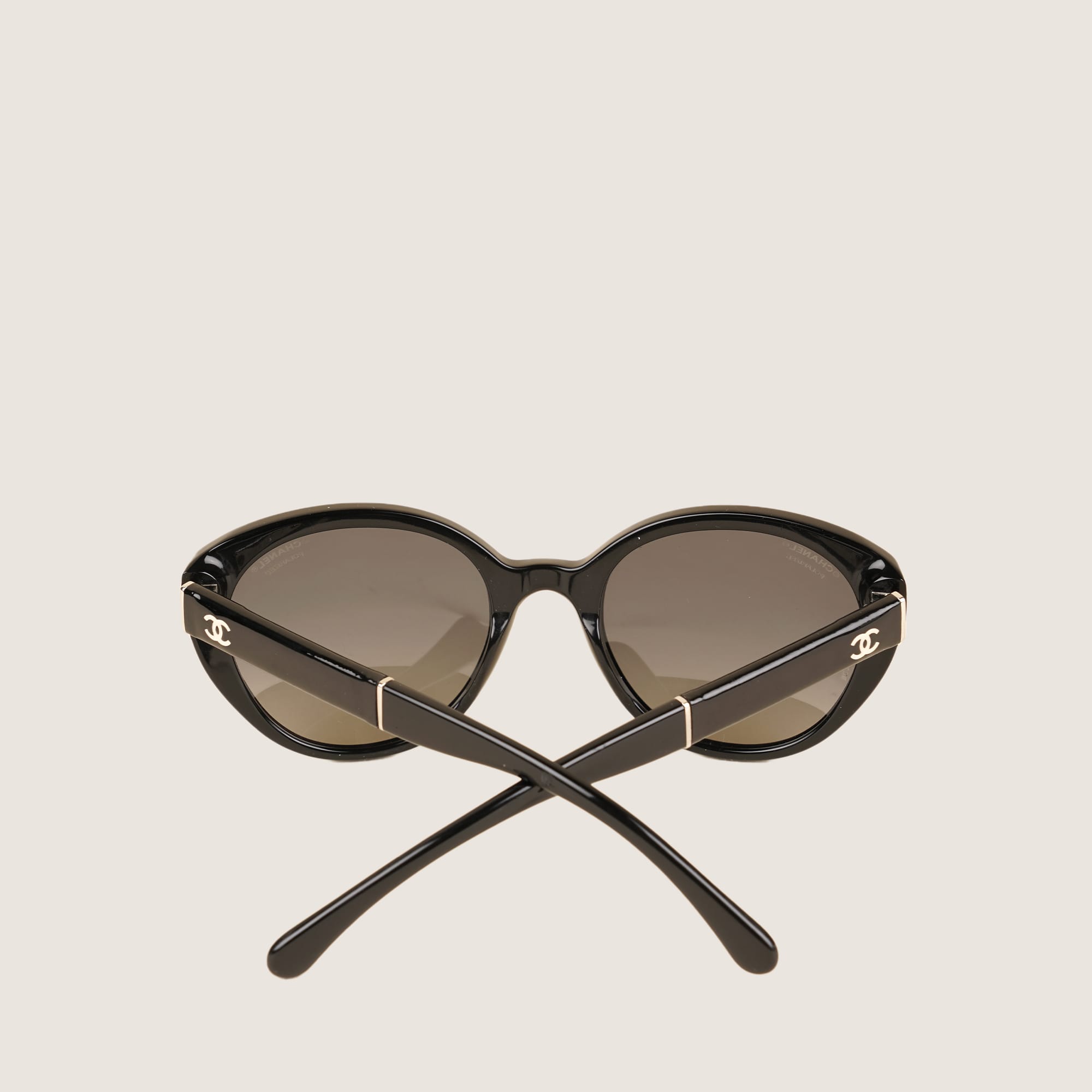 Round CC Sunglasses - CHANEL - Affordable Luxury image