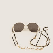 Round Chain Sunglasses - CHANEL - Affordable Luxury thumbnail image