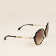 Round Frame Sunglasses - CHANEL - Affordable Luxury thumbnail image