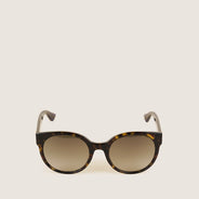 Round WEB - Stripe Sunglasses - GUCCI - Affordable Luxury thumbnail image