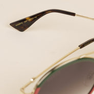 Round Web Sunglasses - GUCCI - Affordable Luxury thumbnail image