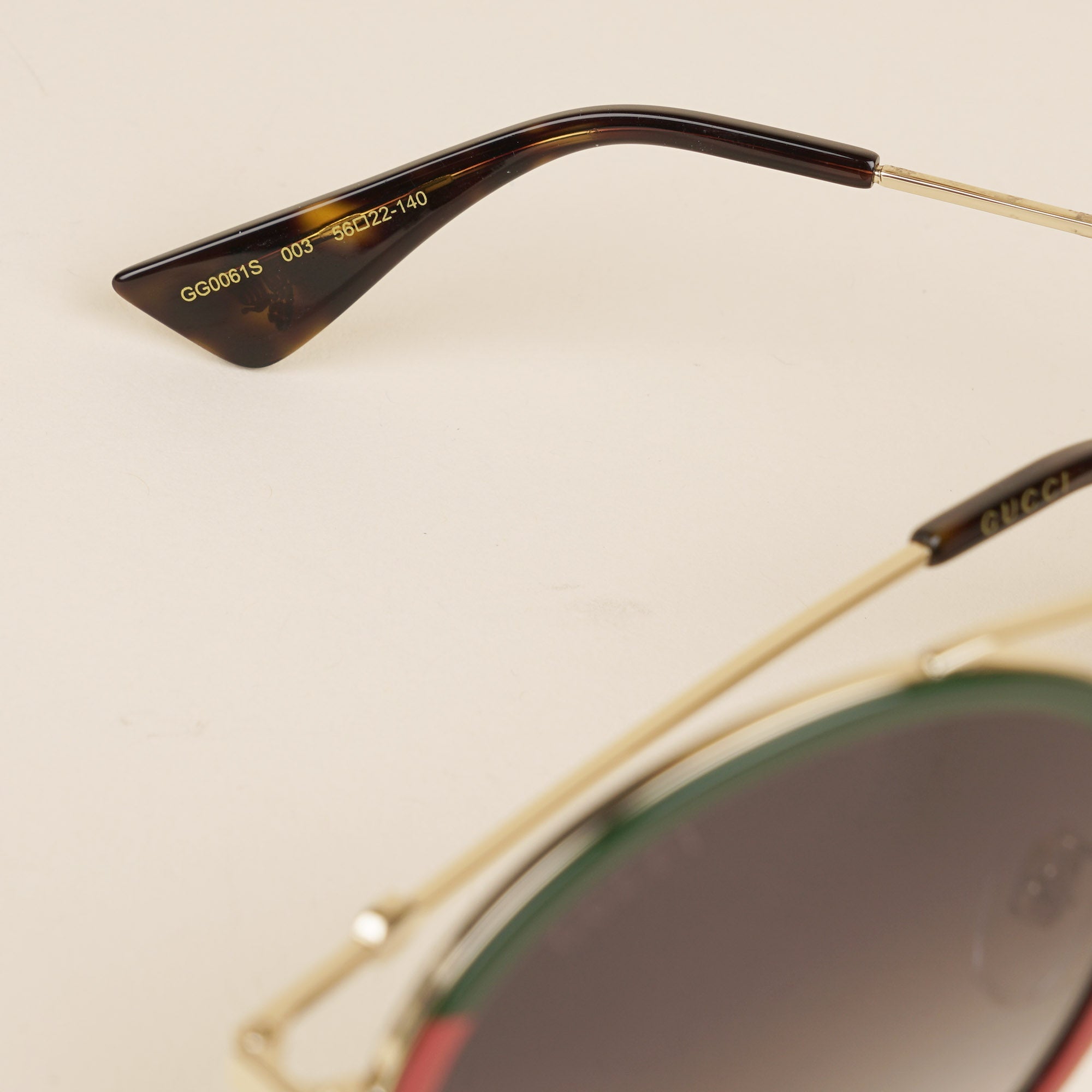 Round Web Sunglasses - GUCCI - Affordable Luxury image