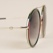 Round Web Sunglasses - GUCCI - Affordable Luxury thumbnail image