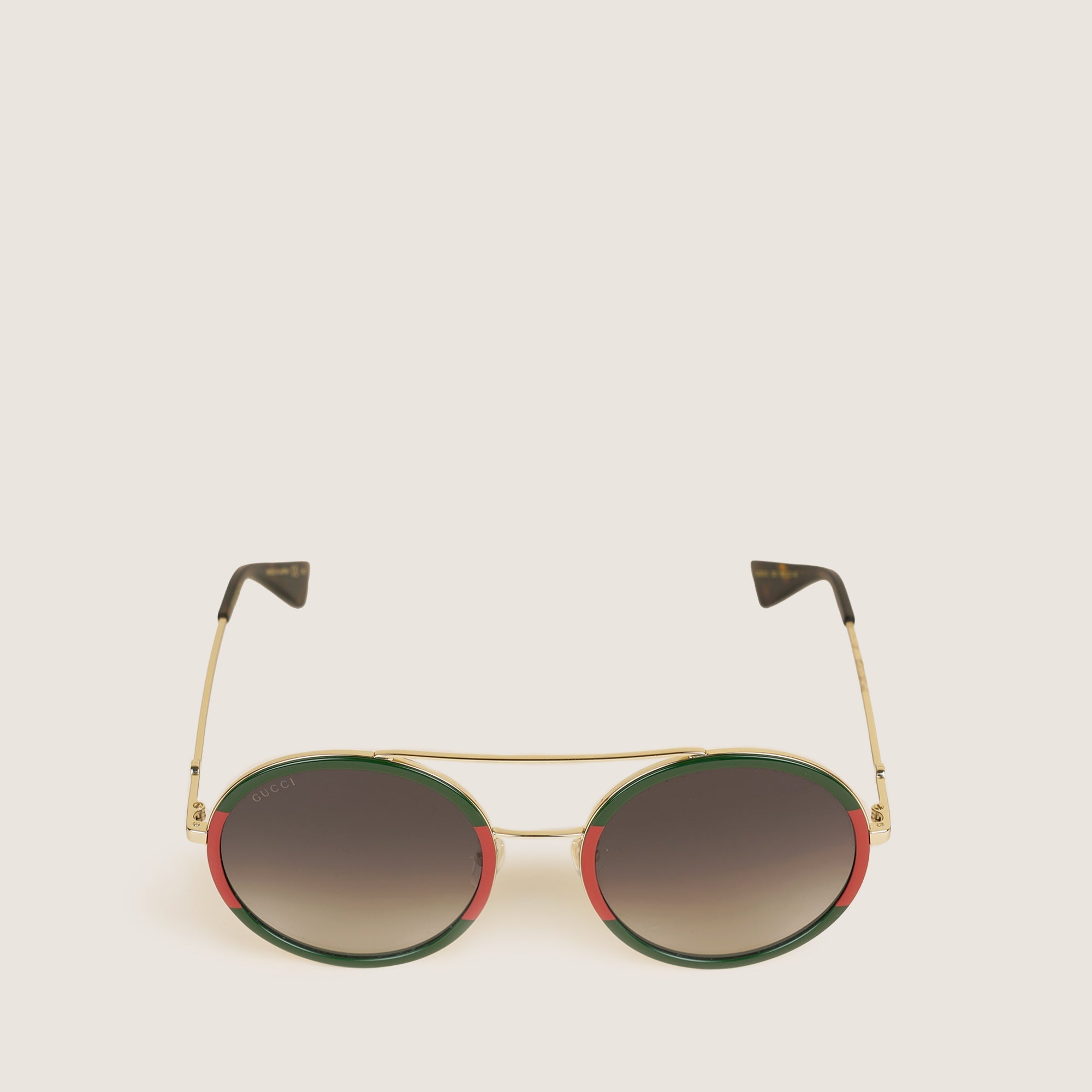 Round Web Sunglasses - GUCCI - Affordable Luxury image