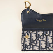 Saddle Bloom Card Holder - CHRISTIAN DIOR - Affordable Luxury thumbnail image