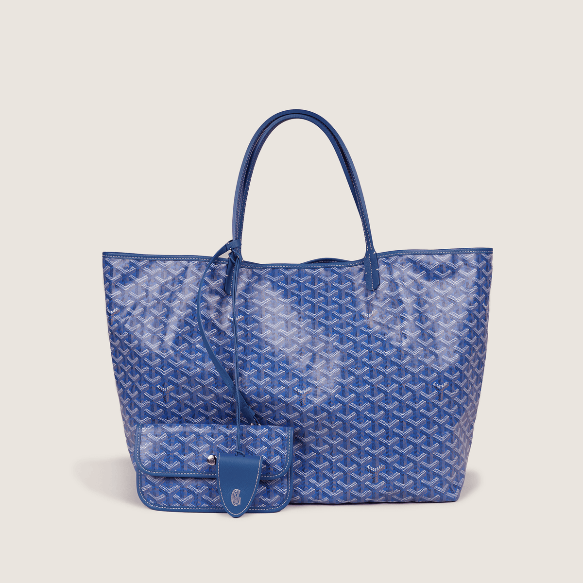 Saint Louis GM Tote Bag Sky Blue Goyardine Canvas - GOYARD - Affordable Luxury