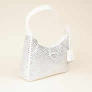 Satin Mini Bag with Crystals - PRADA - Affordable Luxury thumbnail image