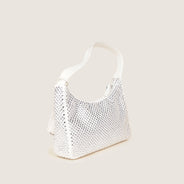 Satin Mini Bag with Crystals - PRADA - Affordable Luxury thumbnail image