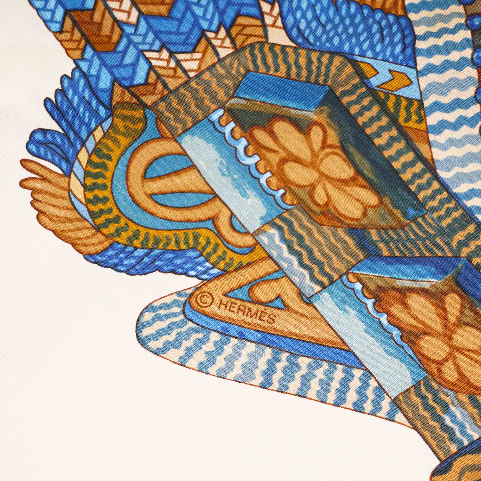 Selle D'apparat Marocaine Silk Scarf - HERMÈS - Affordable Luxury image