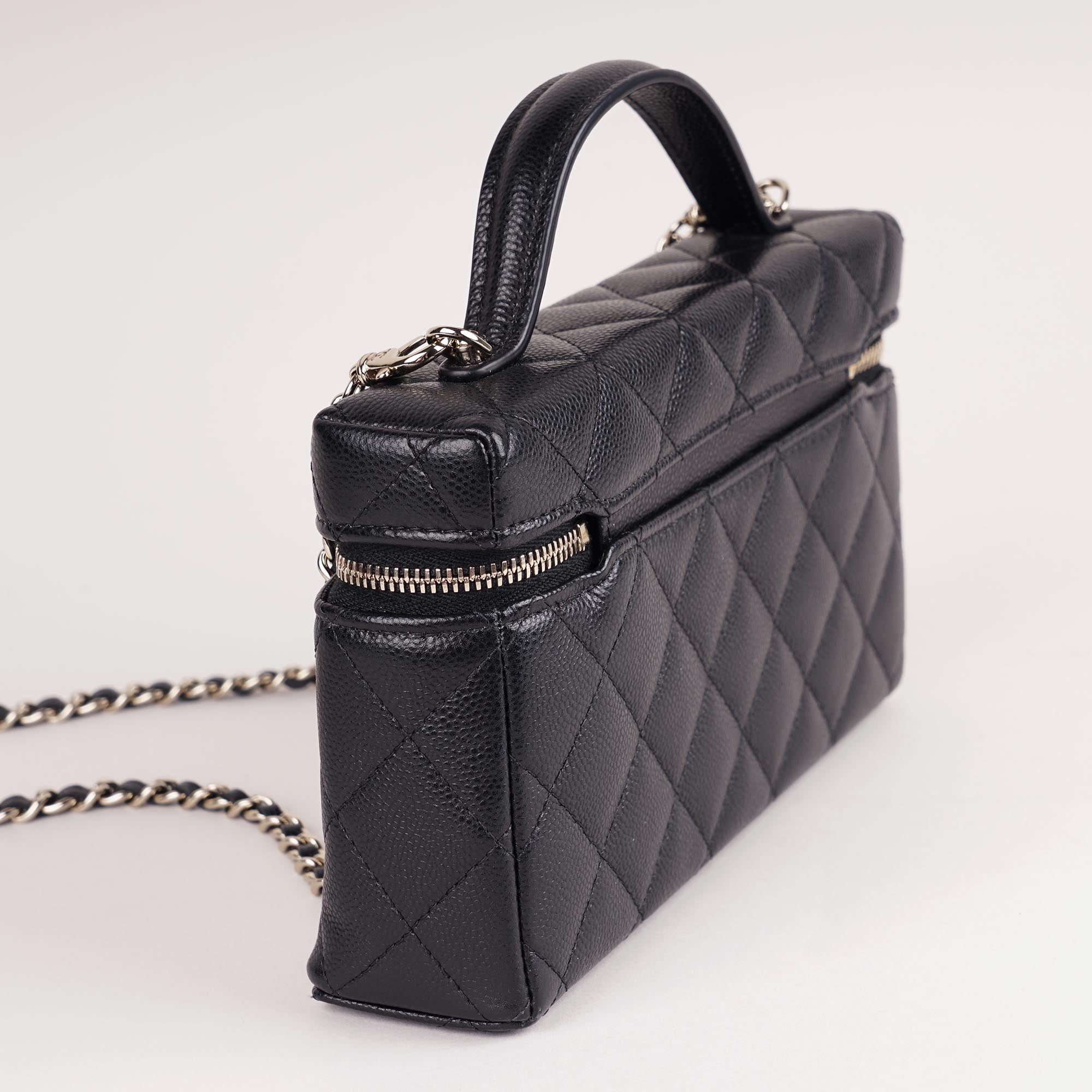 Slim Vanity Top Handle with Chain - CHANEL - Affordable Luxury image