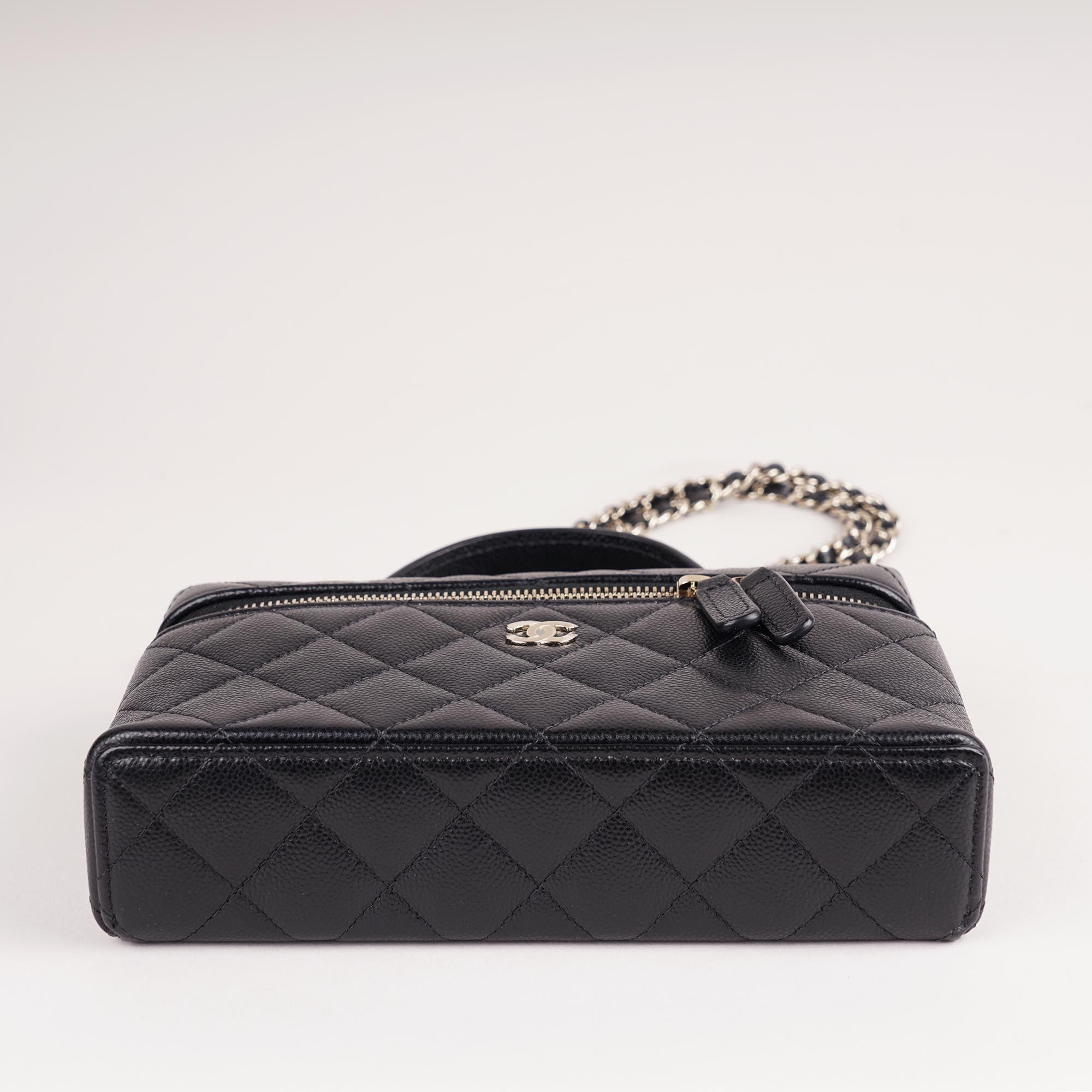 Slim Vanity Top Handle with Chain - CHANEL - Affordable Luxury image