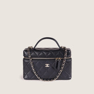 Slim Vanity Top Handle with Chain - CHANEL - Affordable Luxury thumbnail image