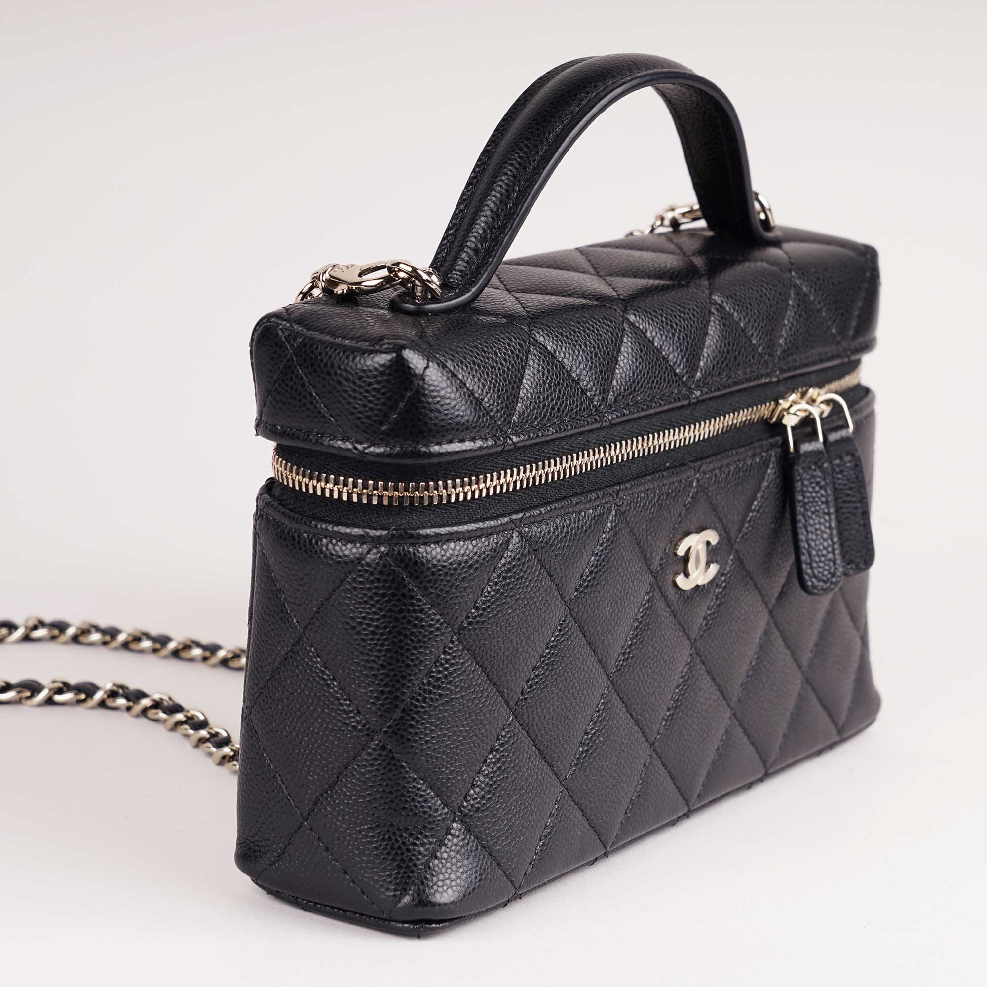 Slim Vanity Top Handle with Chain - CHANEL - Affordable Luxury image