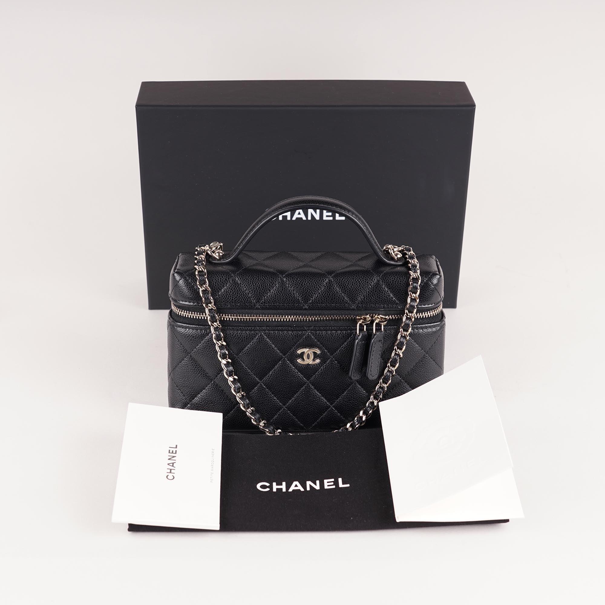 Slim Vanity Top Handle with Chain - CHANEL - Affordable Luxury image