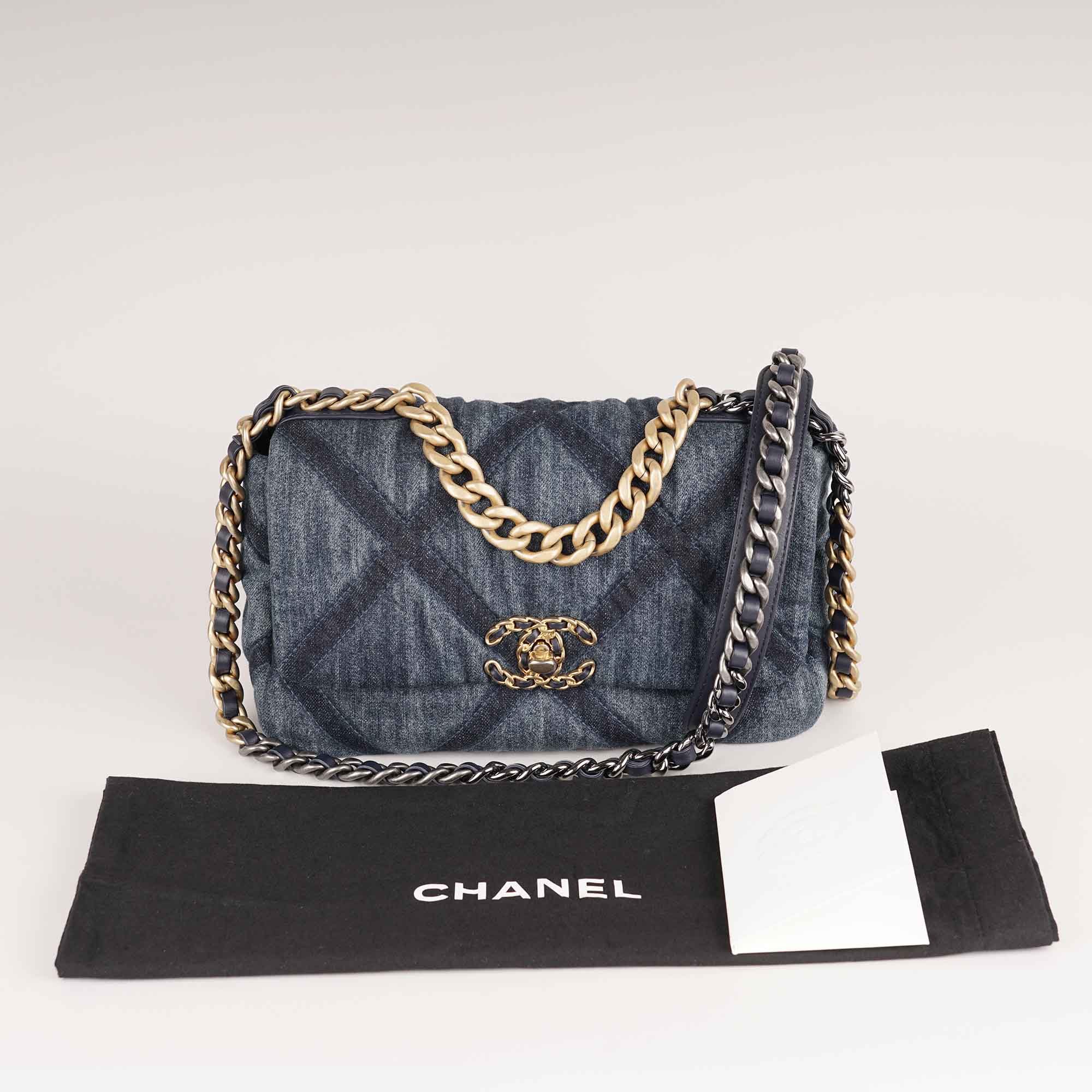 Small 19 Denim Flap - CHANEL - Affordable Luxury image
