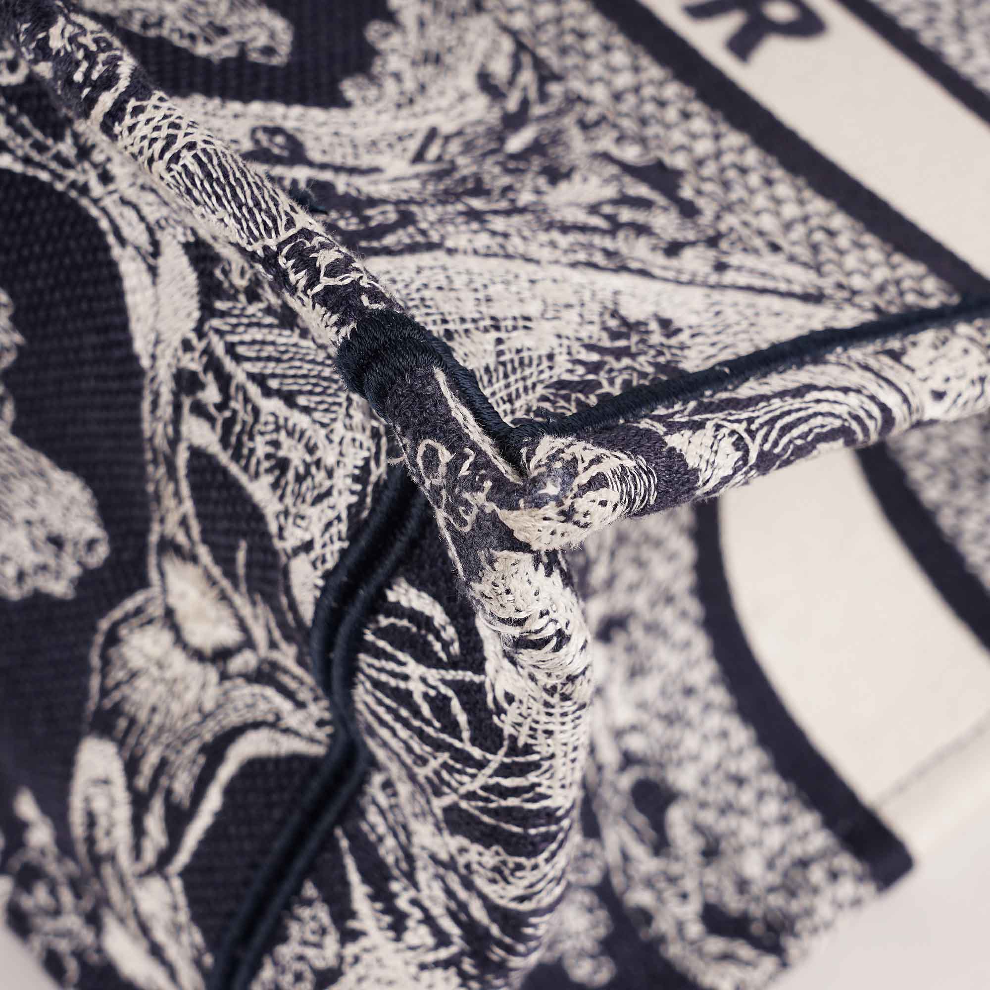 Small Book Tote Ecru - CHRISTIAN DIOR - Affordable Luxury image