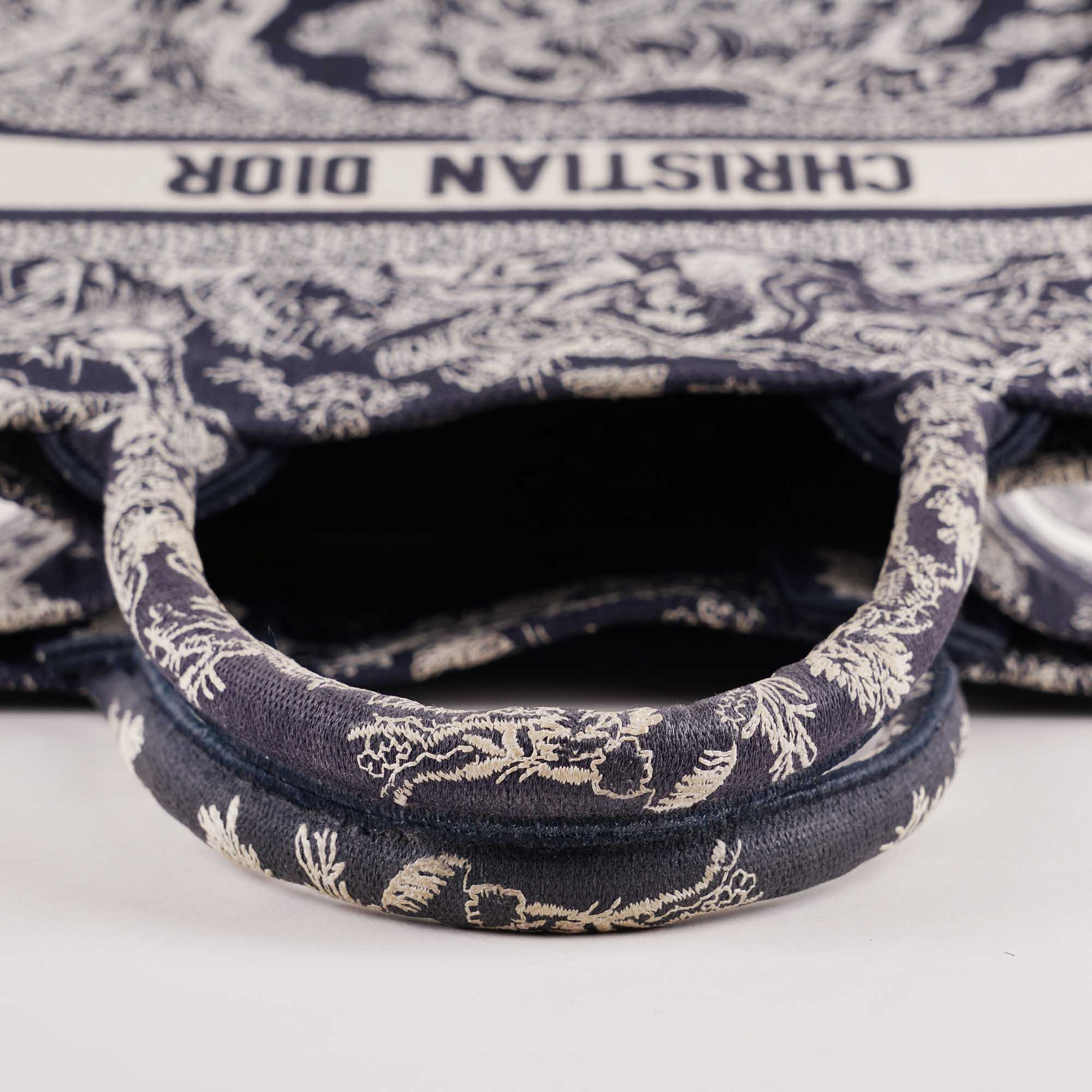 Small Book Tote Ecru - CHRISTIAN DIOR - Affordable Luxury image