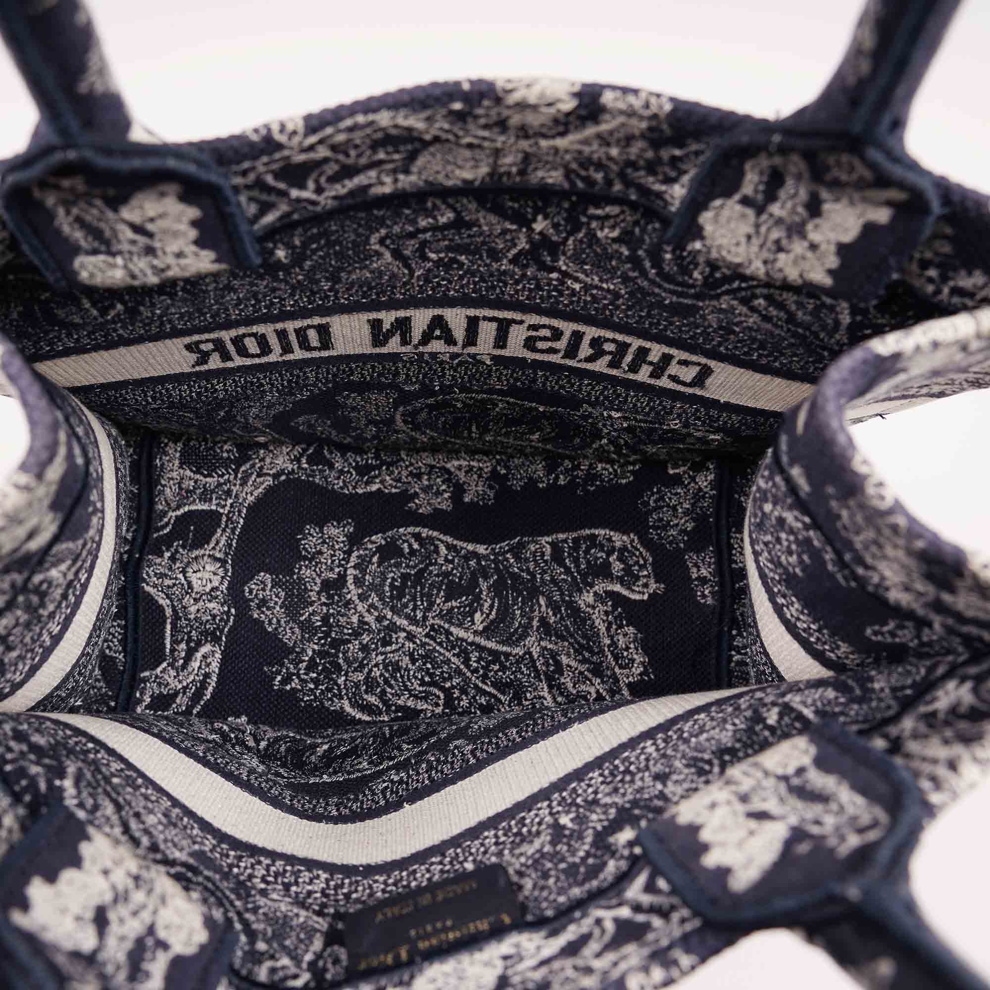 Small Book Tote Ecru - CHRISTIAN DIOR - Affordable Luxury image