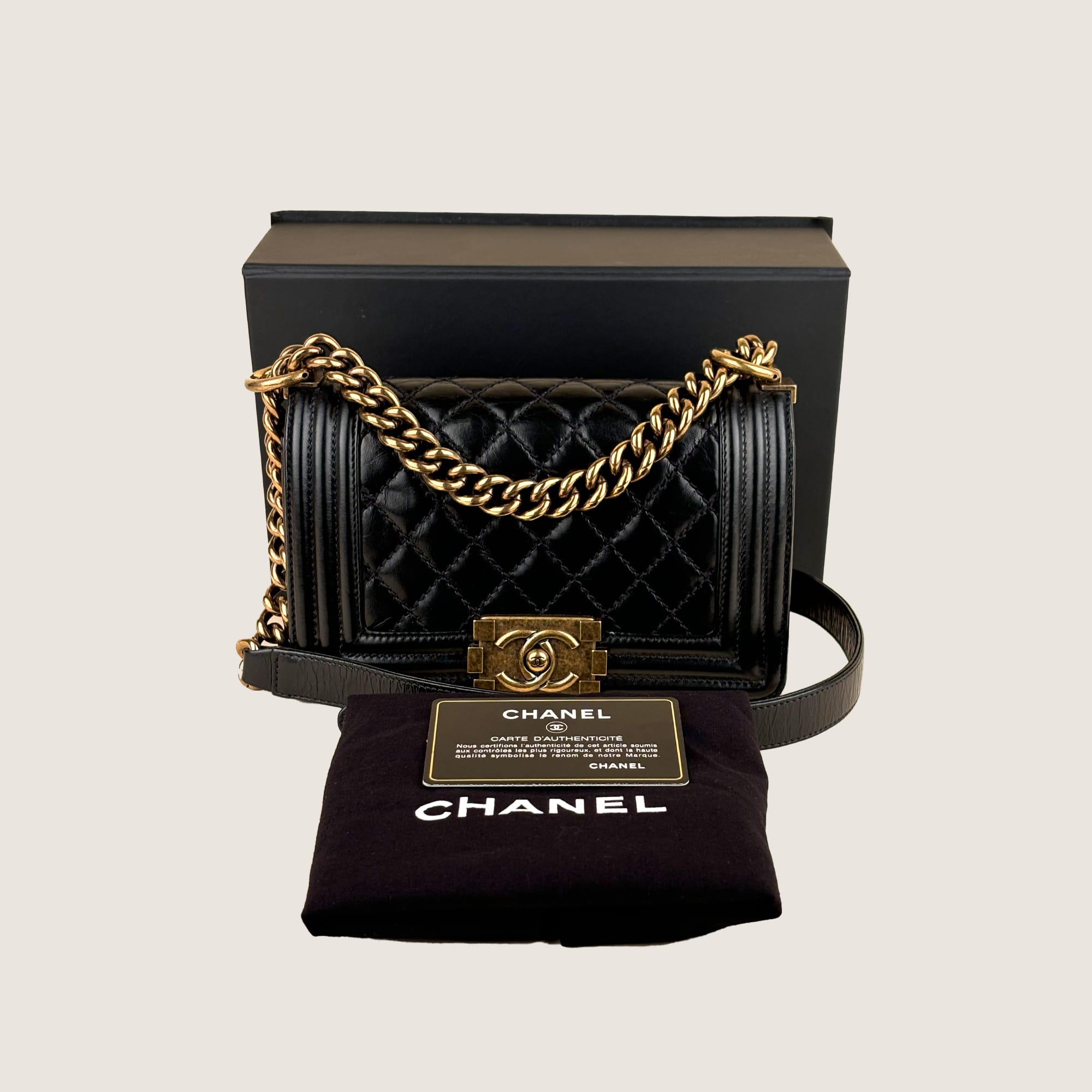 Small Boy Flap Bag - CHANEL - Affordable Luxury image