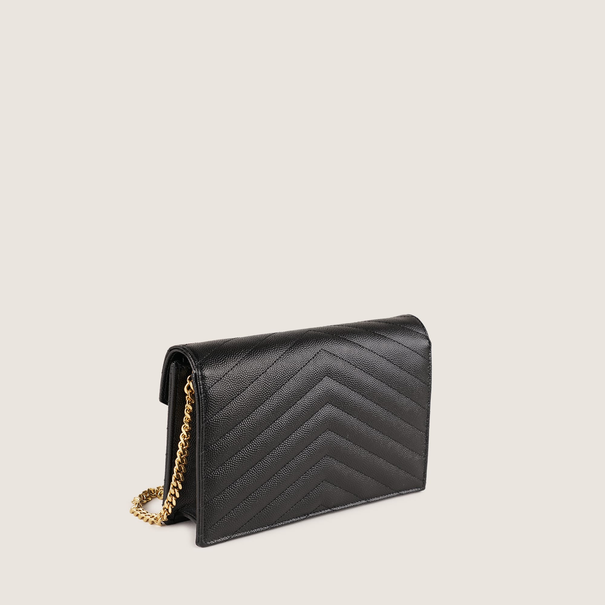 Small Cassandre Chain Wallet - SAINT LAURENT - Affordable Luxury