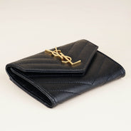 Small Cassandre Envelope Wallet - SAINT LAURENT - Affordable Luxury thumbnail image