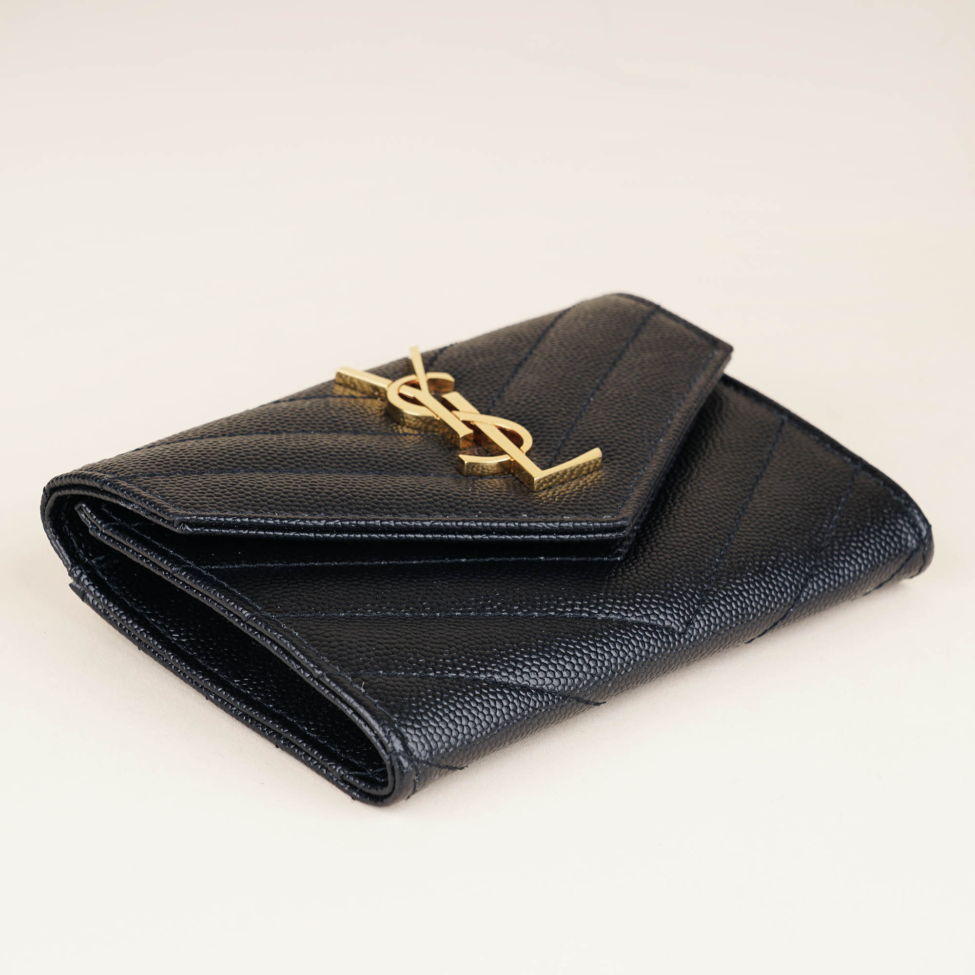 Small Cassandre Envelope Wallet - SAINT LAURENT - Affordable Luxury image