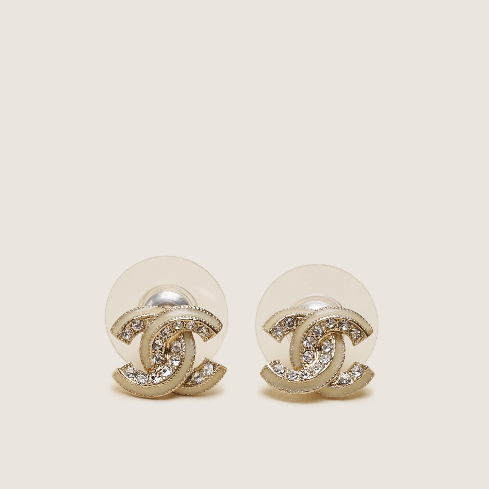 Small CC Earrings - CHANEL - Affordable Luxury