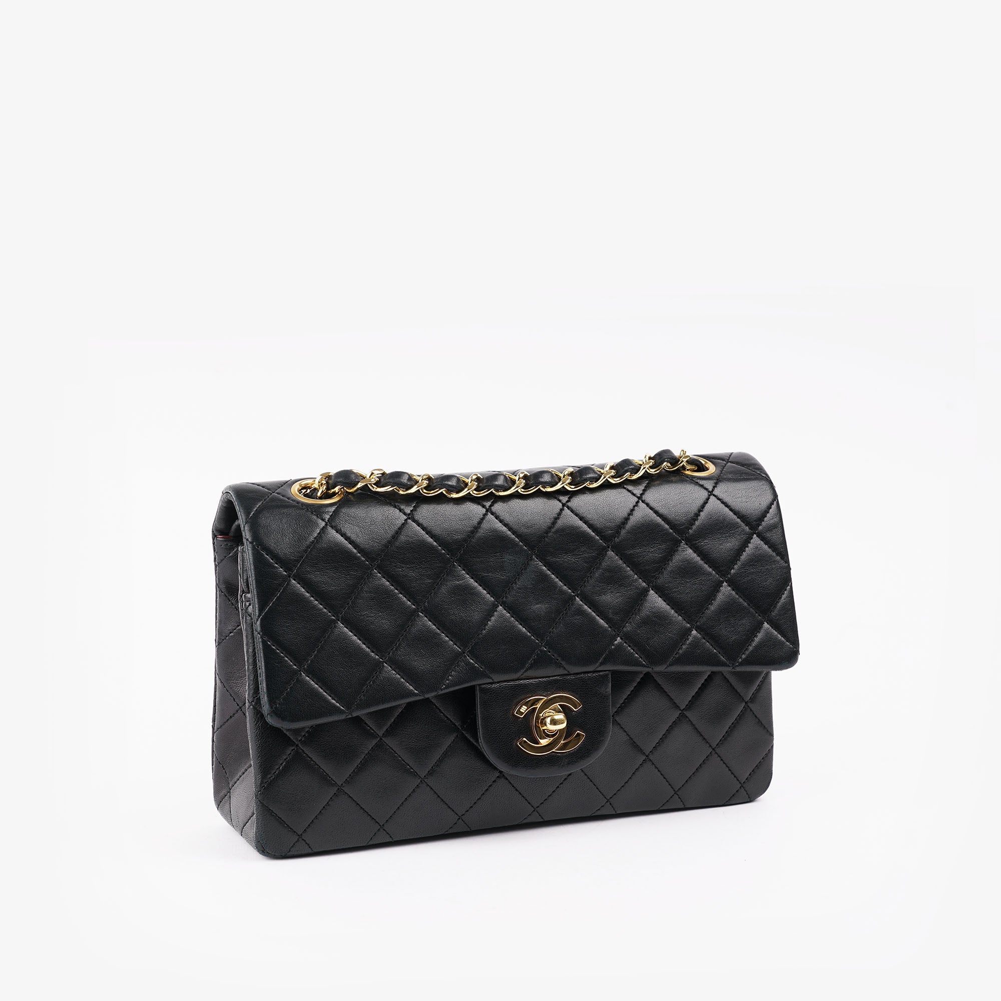 Small Classic Double Flap Bag - CHANEL - Affordable Luxury image