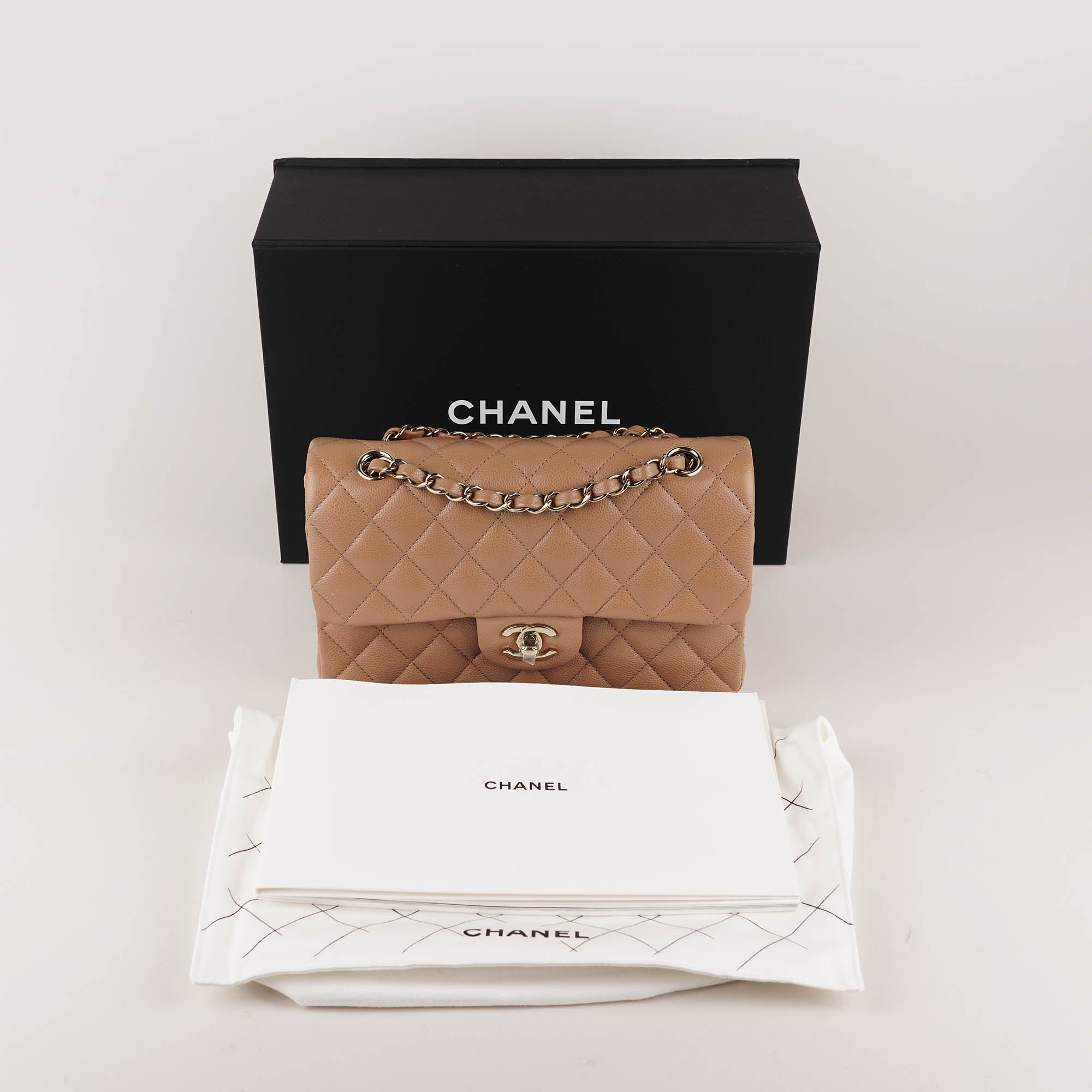 Small Classic Double Flap Bag - CHANEL - Affordable Luxury image