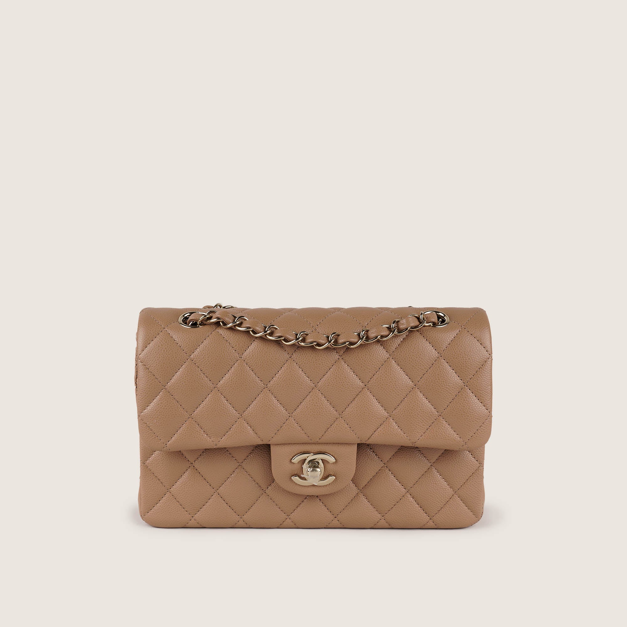 Small Classic Double Flap Bag - CHANEL - Affordable Luxury image
