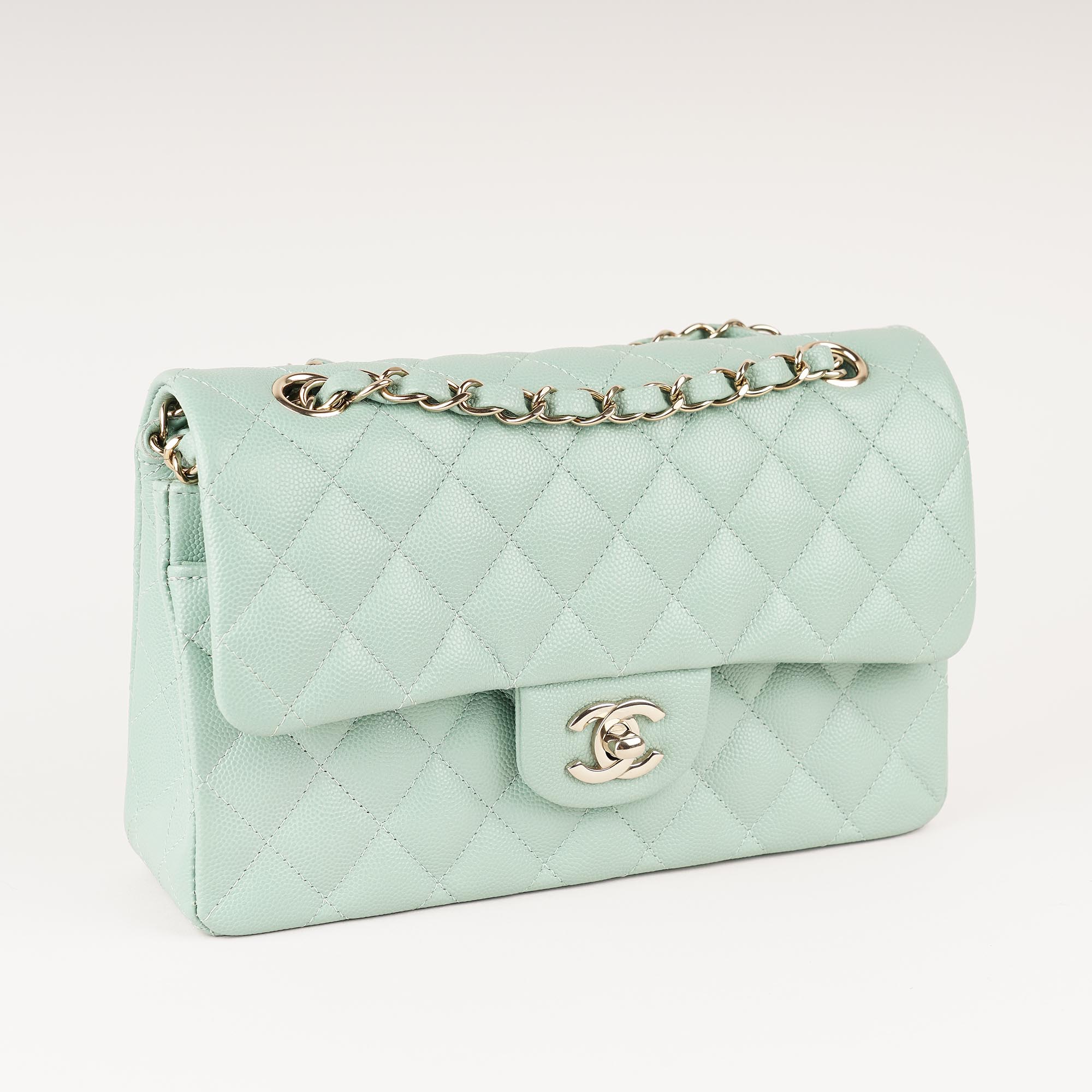 Small Classic Double Flap Bag - CHANEL - Affordable Luxury image