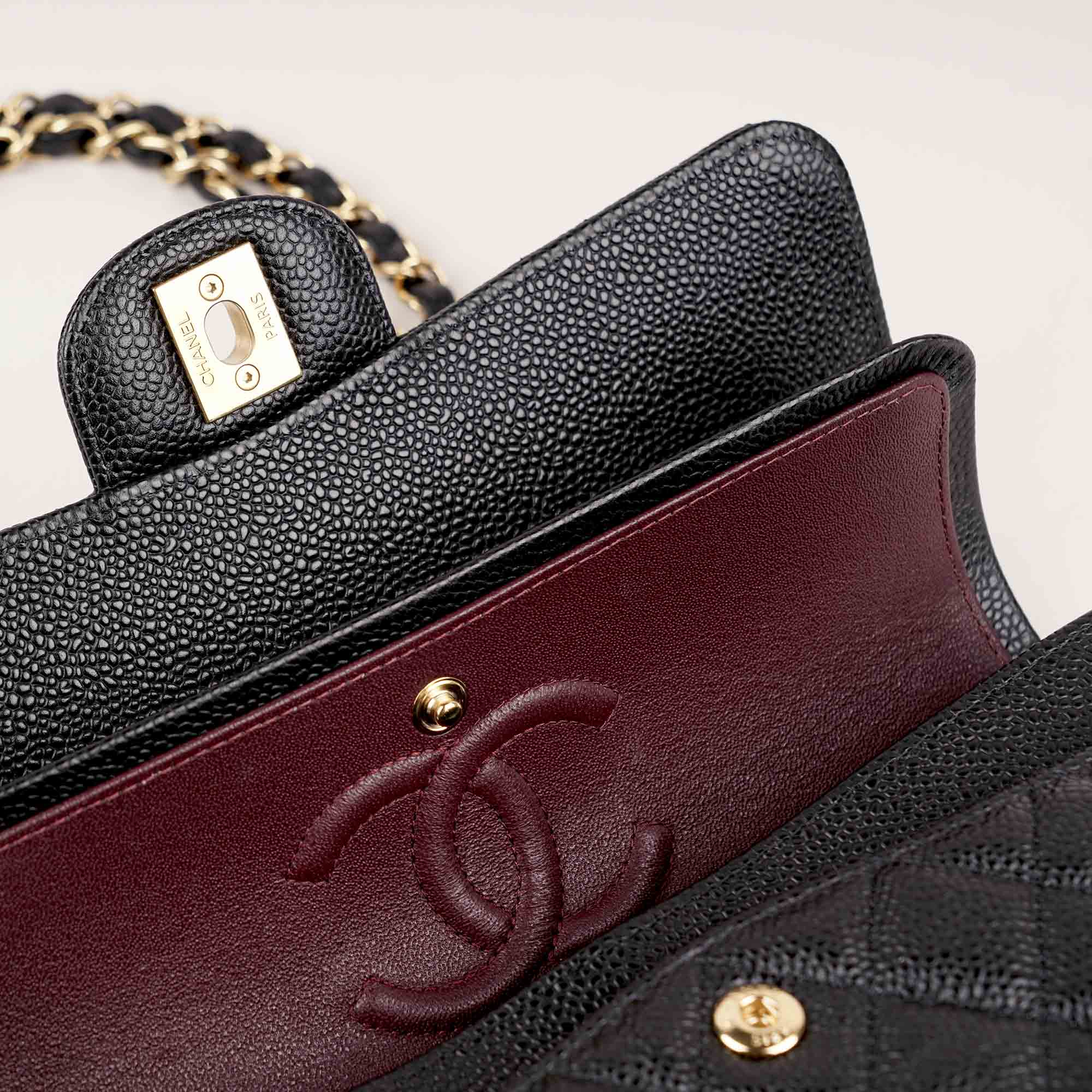 Small Classic Double Flap Bag - CHANEL - Affordable Luxury image