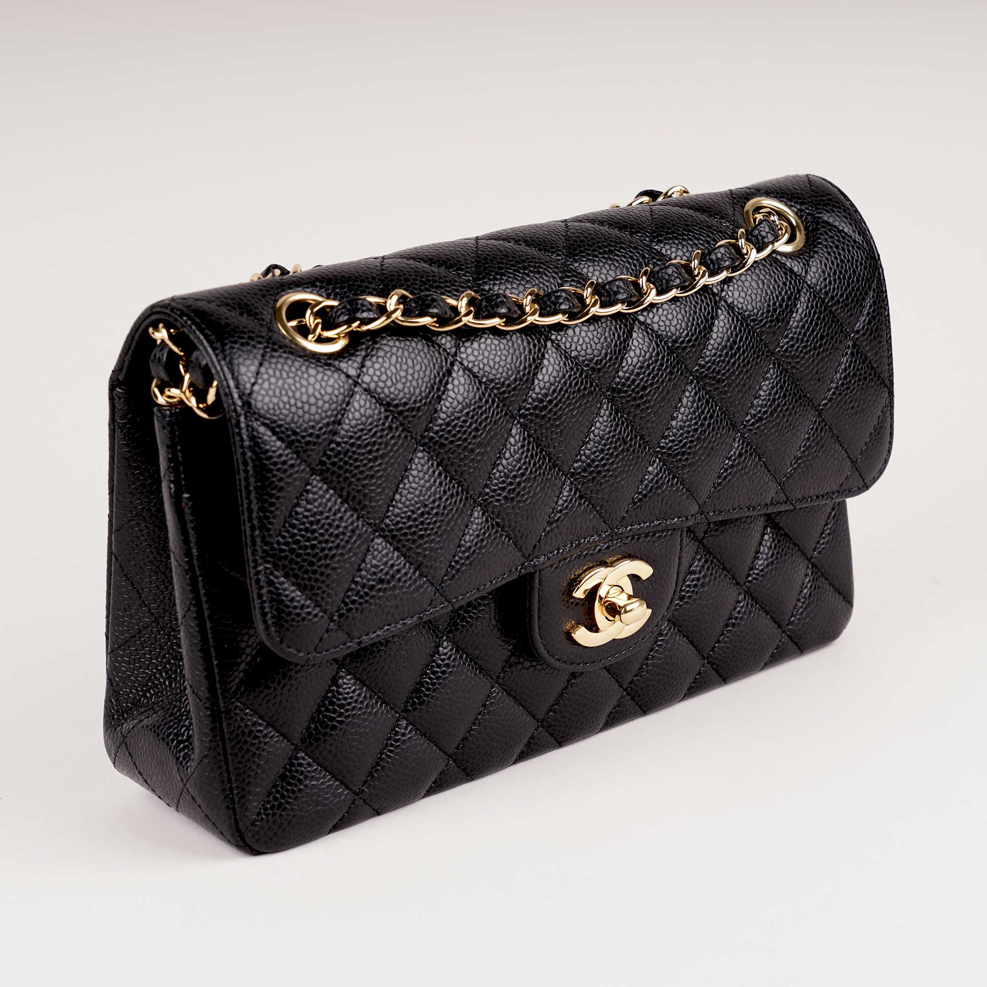 Small Classic Double Flap Bag - CHANEL - Affordable Luxury image