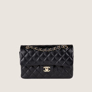 Small Classic Double Flap Bag - CHANEL - Affordable Luxury thumbnail image