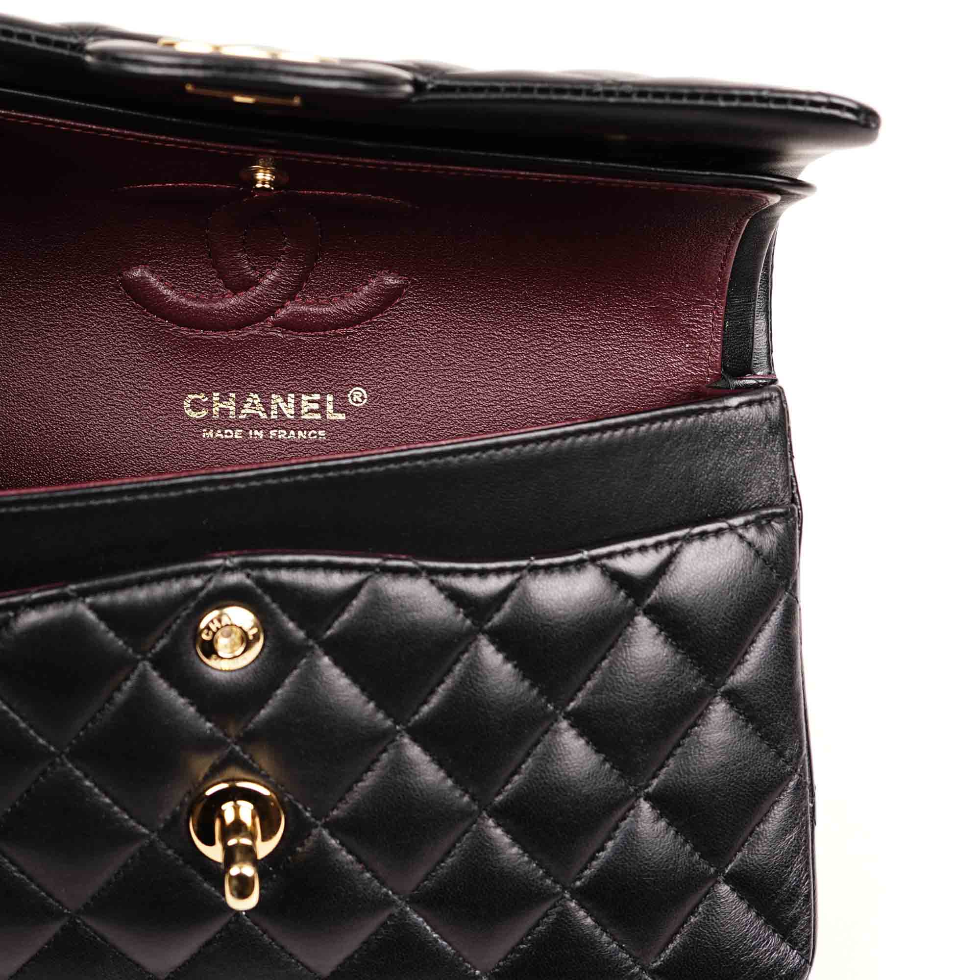 Small Classic Double Flap Bag - CHANEL - Affordable Luxury image