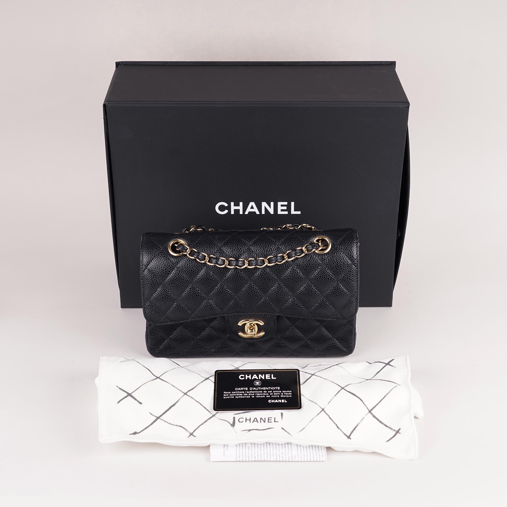 Small Classic Double Flap Bag - CHANEL - Affordable Luxury image