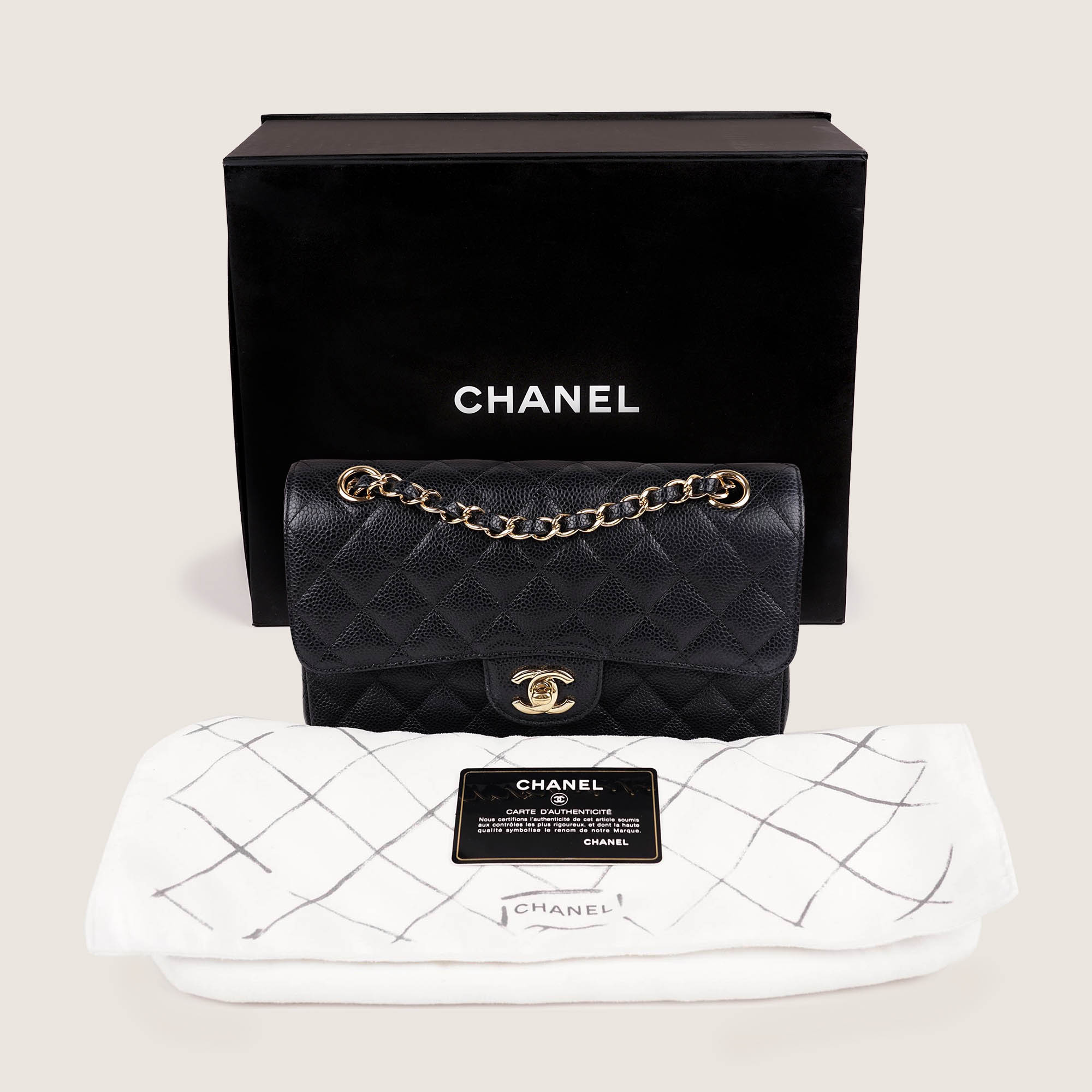 Small Classic Double Flap Bag - CHANEL - Affordable Luxury image