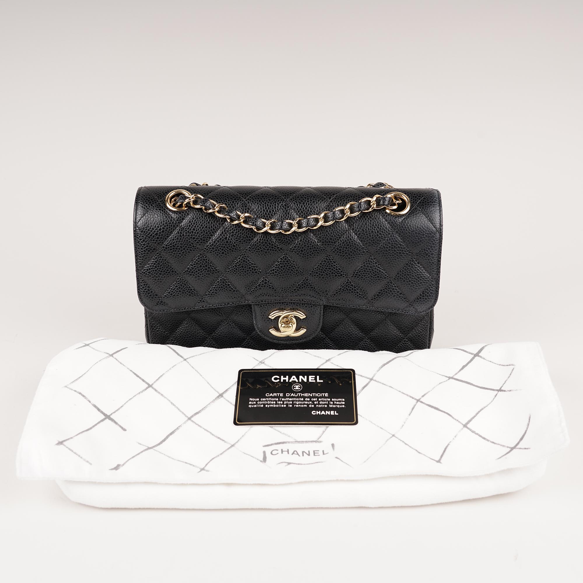 Small Classic Double Flap Bag - CHANEL - Affordable Luxury image