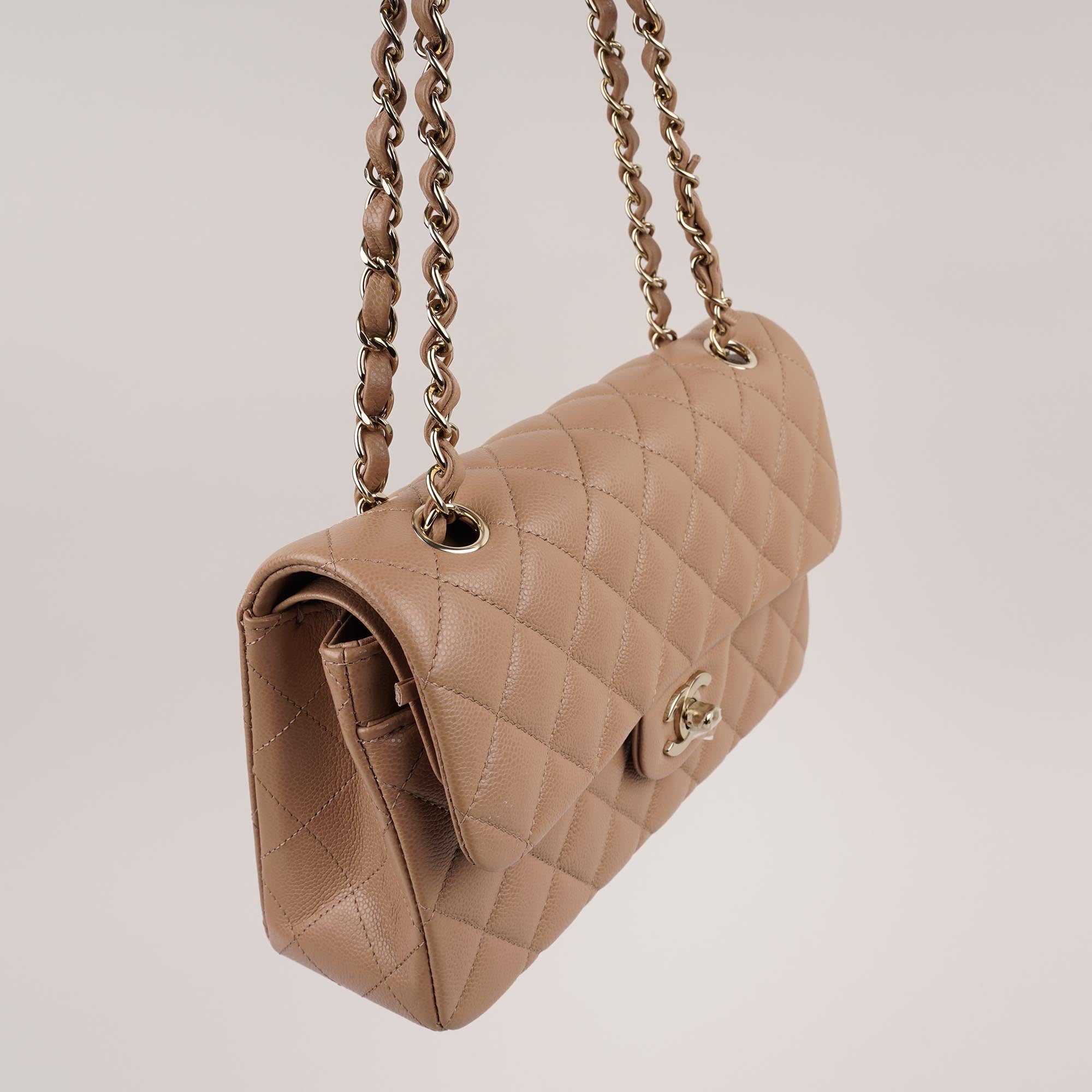 Small Classic Double Flap Bag - CHANEL - Affordable Luxury image
