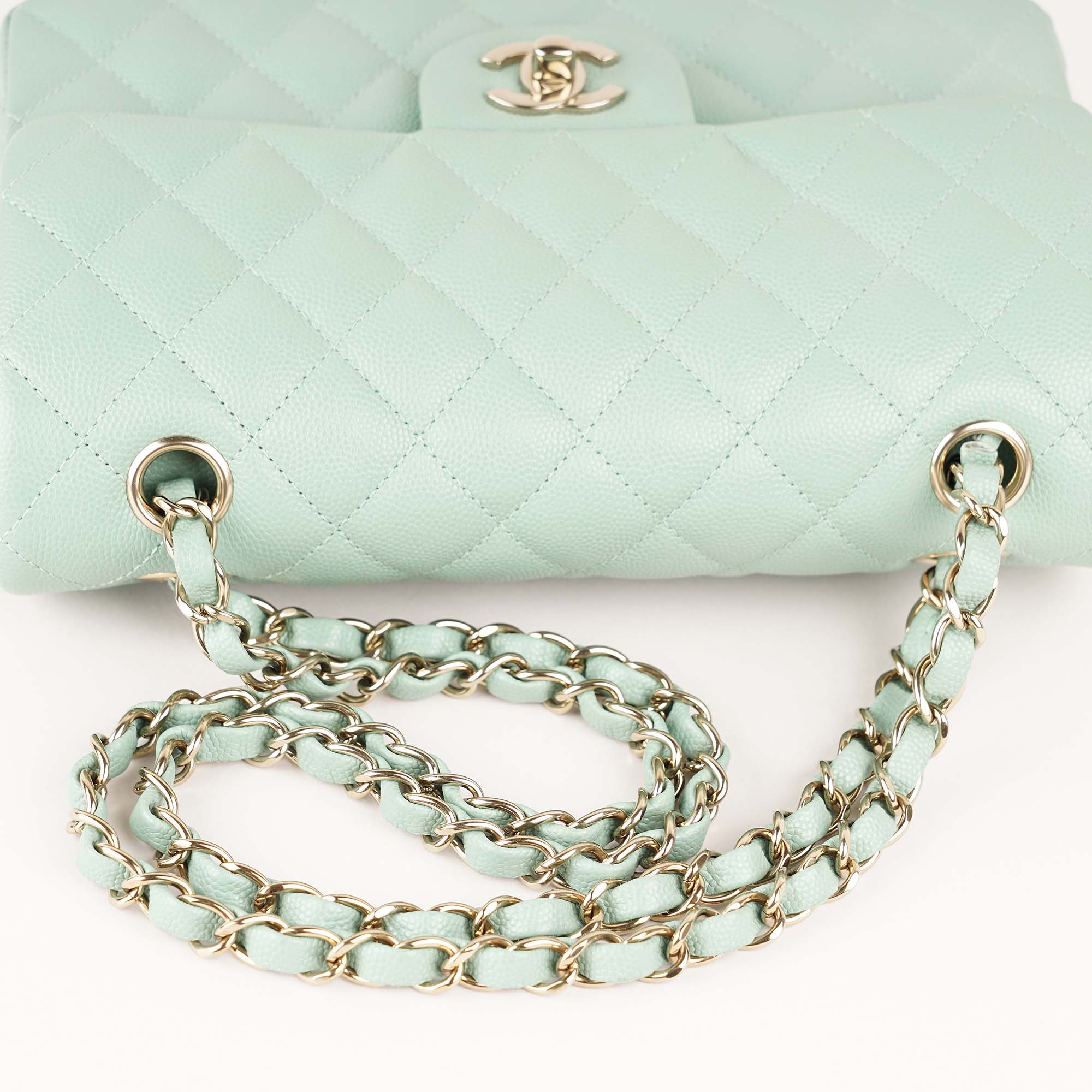Small Classic Double Flap Bag - CHANEL - Affordable Luxury image