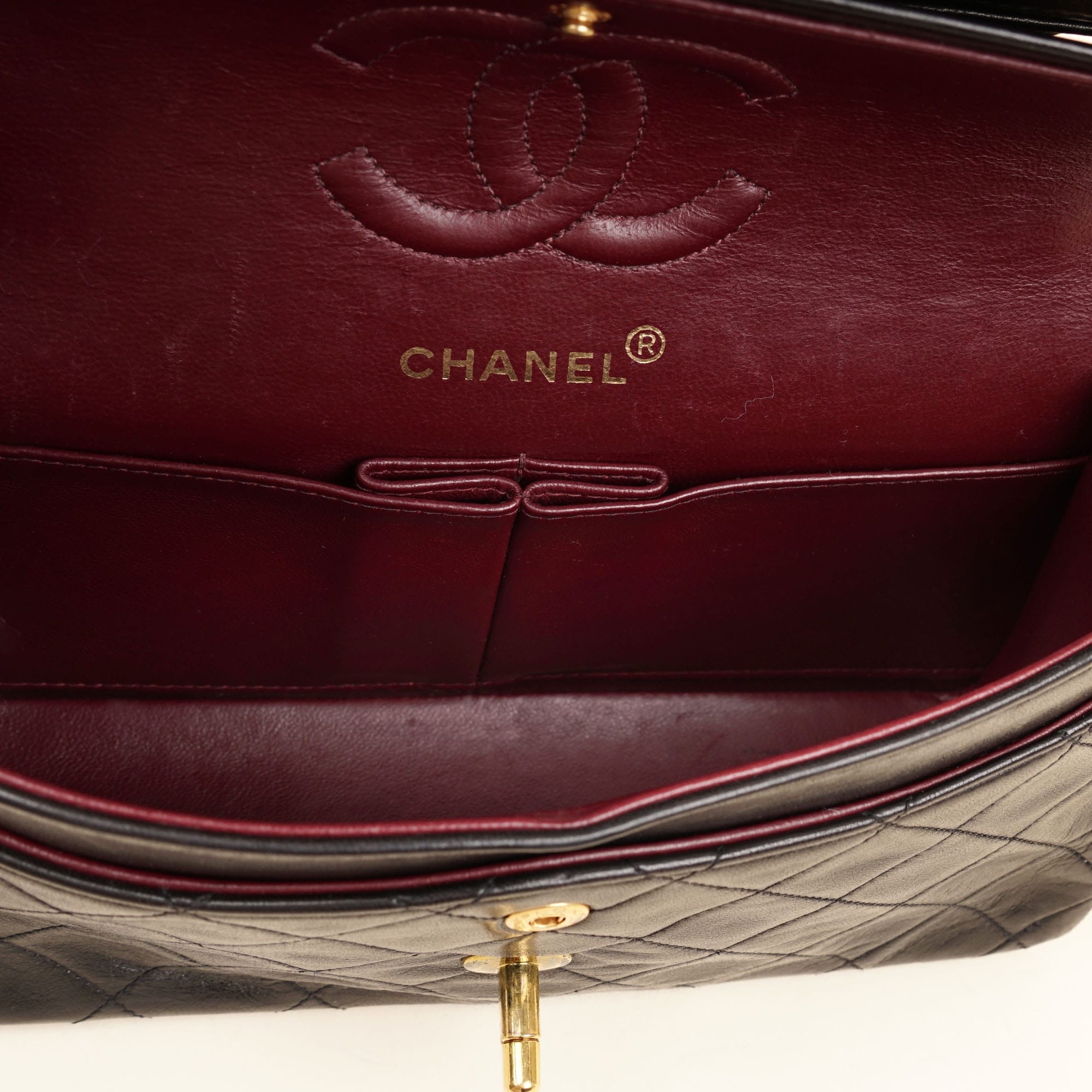 Small Classic Double Flap Bag - CHANEL - Affordable Luxury image