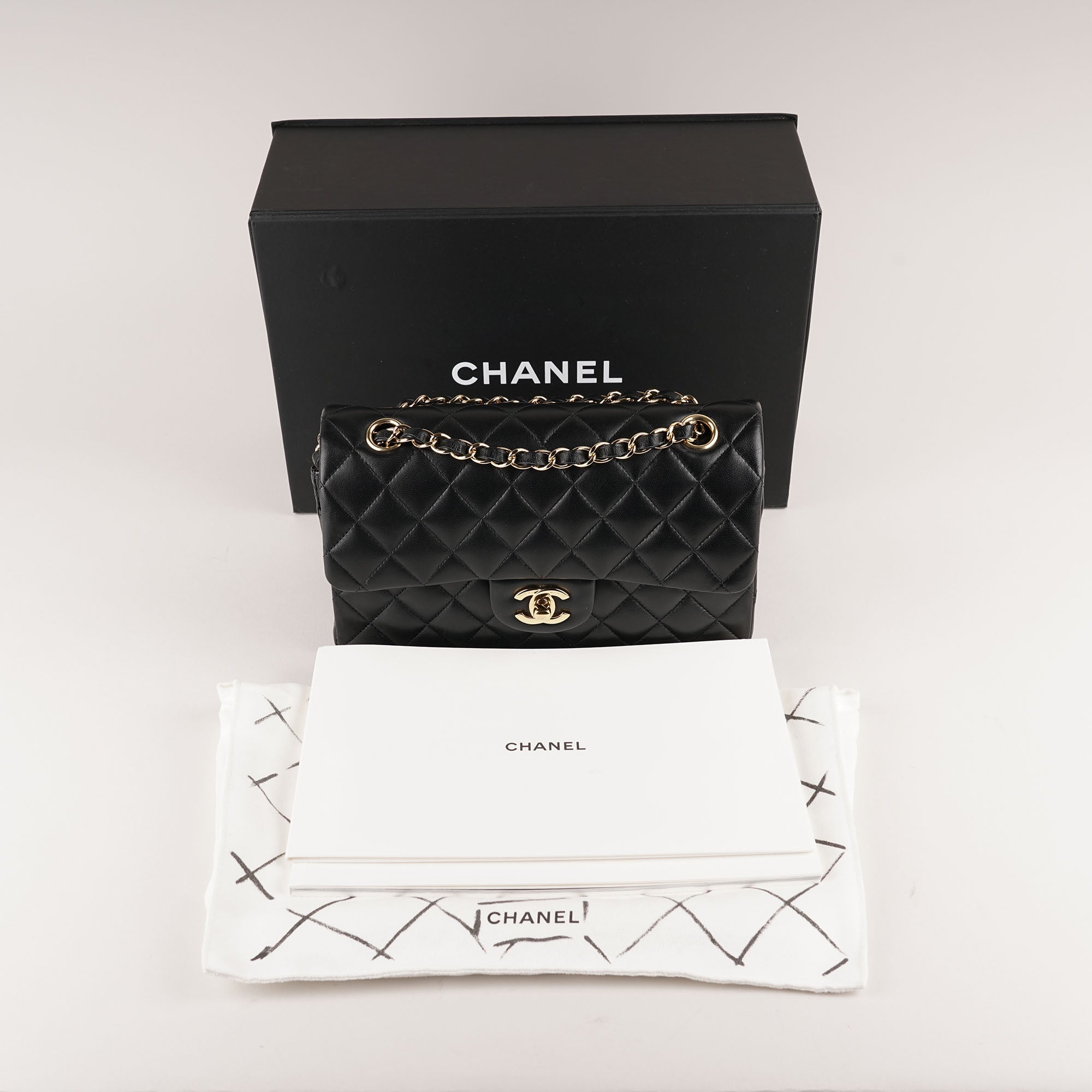 Small Classic Double Flap Bag - CHANEL - Affordable Luxury image