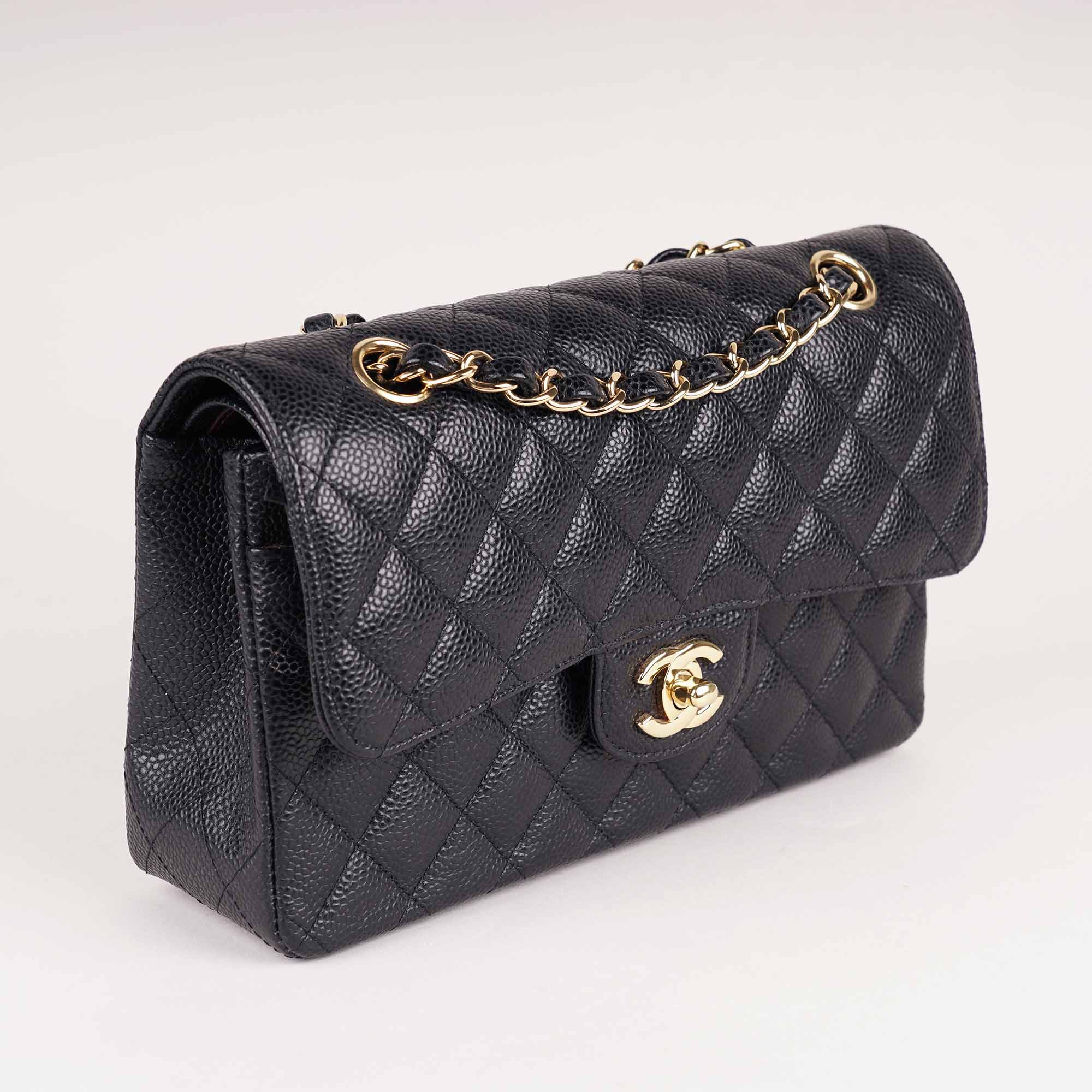 Small Classic Double Flap Bag - CHANEL - Affordable Luxury image