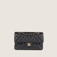 Small Classic Double Flap Bag - CHANEL - Affordable Luxury thumbnail image